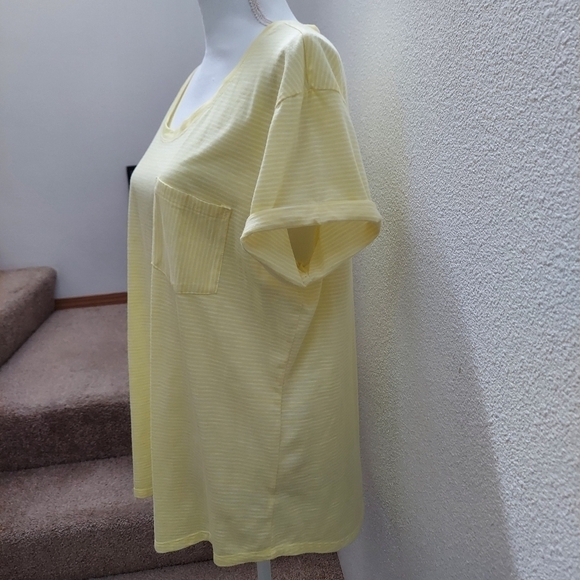 Ana woman's yellow tee. Size XXL. lightweight. breathable. comfortable. Gift. - Picture 4 of 5